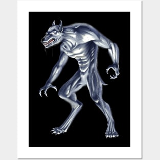 Dogman Cryptid Beast Posters and Art